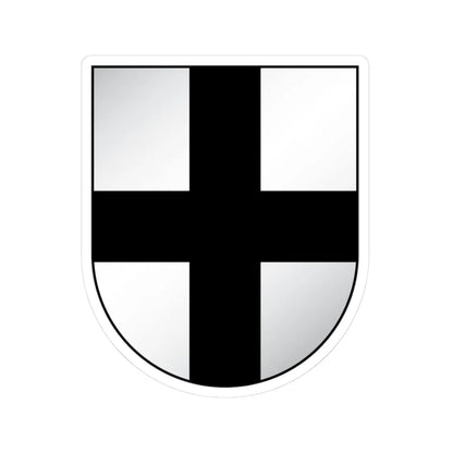 COA of United Baltic Duchy (Latvia) (Coat of Arms) STICKER Vinyl Kiss-Cut Decal 3 Inch White - The Sticker Space