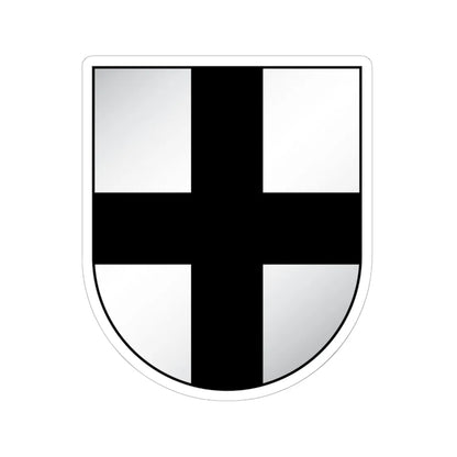 COA of United Baltic Duchy (Latvia) (Coat of Arms) STICKER Vinyl Kiss-Cut Decal 6 Inch White - The Sticker Space