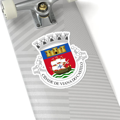 COA of Viana do Castelo (Coat of Arms) STICKER Vinyl Kiss-Cut Decal - The Sticker Space