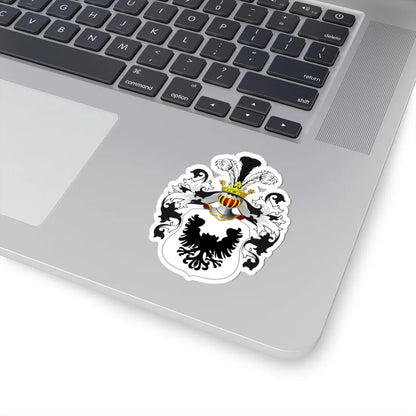 COA Orzeł bez głowy Domu Saszowskich (Poland) (Coat of Arms) STICKER Vinyl Kiss-Cut Decal - The Sticker Space