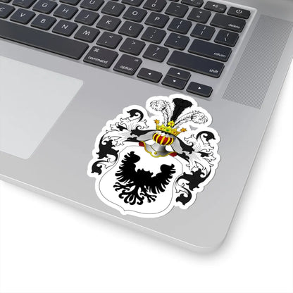 COA Orzeł bez głowy Domu Saszowskich (Poland) (Coat of Arms) STICKER Vinyl Kiss-Cut Decal - The Sticker Space