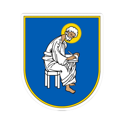 COA Pecherskyi Kyiv Ukraine (Ukraine) (Coat of Arms) STICKER Vinyl Kiss-Cut Decal 3 Inch White - The Sticker Space