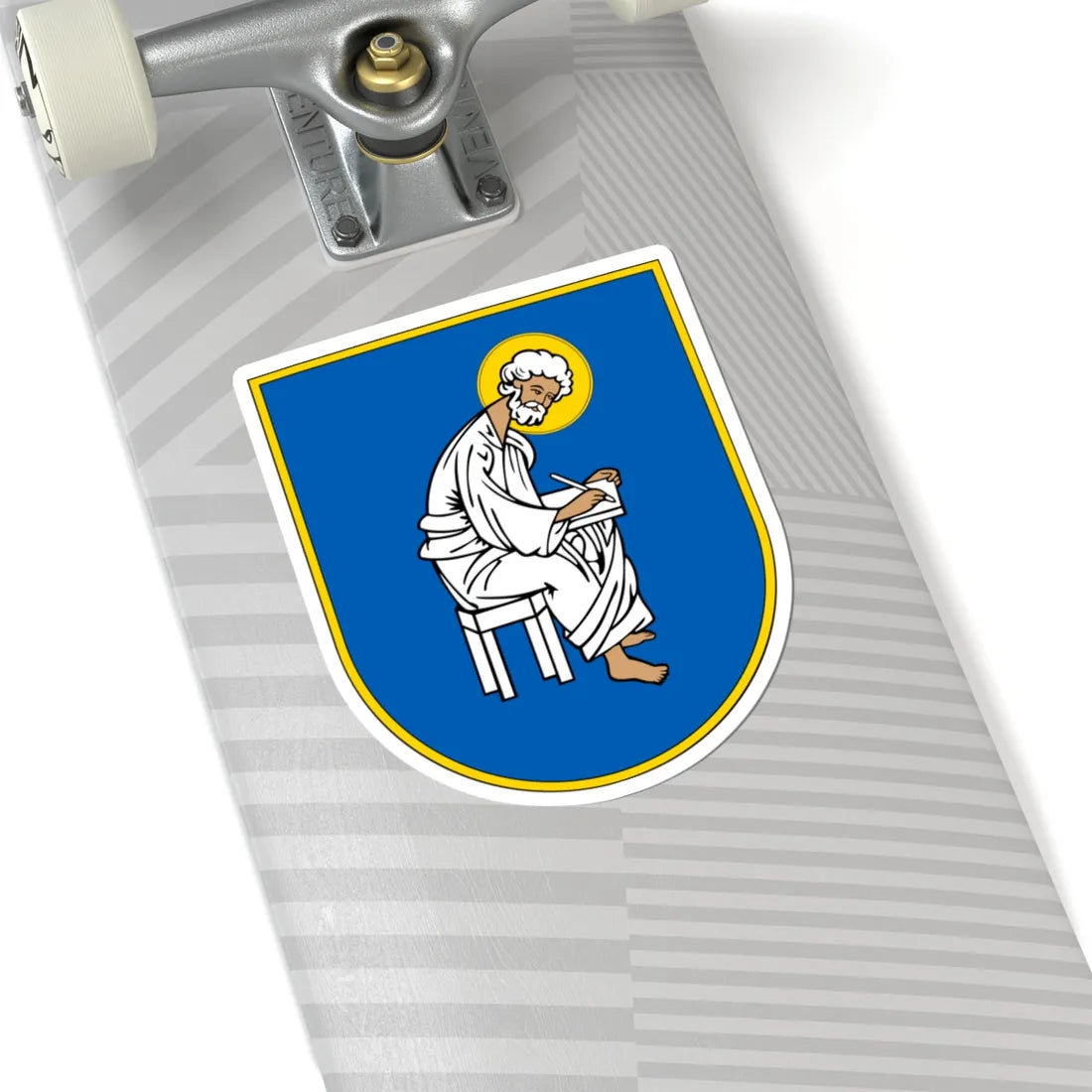 COA Pecherskyi Kyiv Ukraine (Ukraine) (Coat of Arms) STICKER Vinyl Kiss-Cut Decal - The Sticker Space