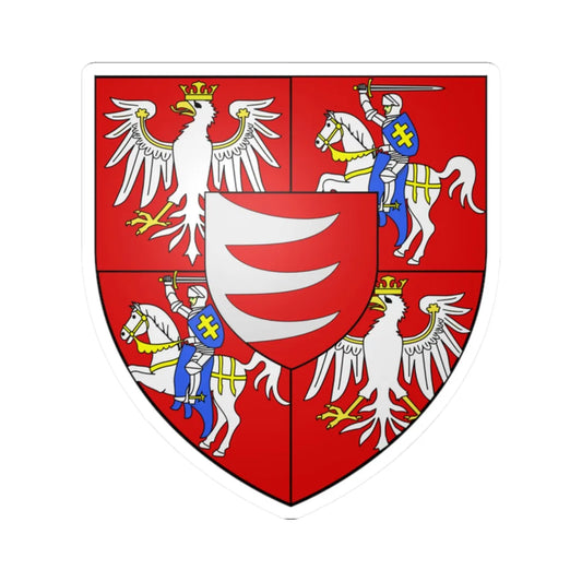 COA polish king Etienne Bathory (Lithuania) (Coat of Arms) STICKER Vinyl Kiss-Cut Decal 2 Inch White - The Sticker Space