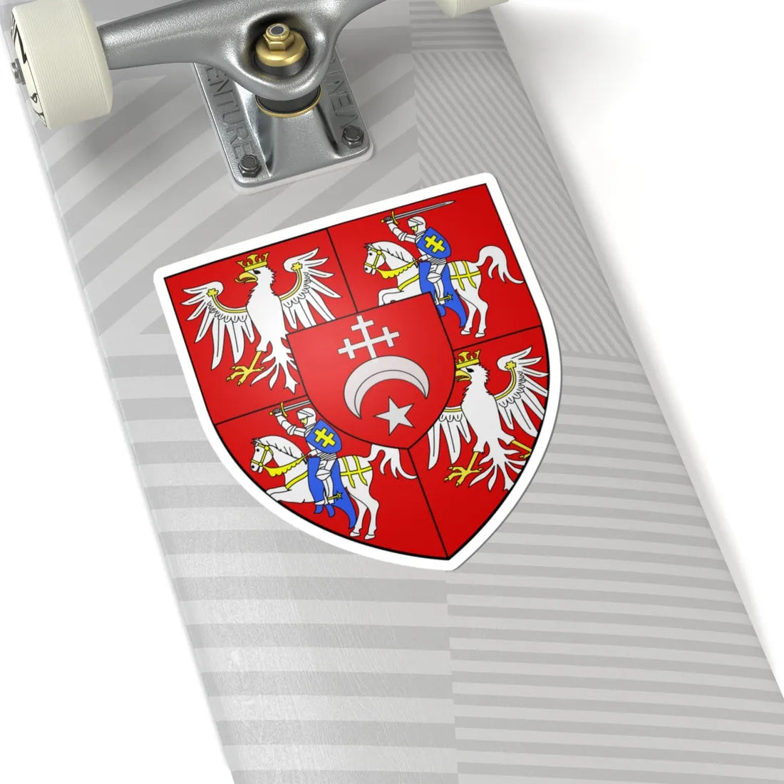 COA polish king Michel Wisniowiecki (Lithuania) (Coat of Arms) STICKER Vinyl Kiss-Cut Decal - The Sticker Space
