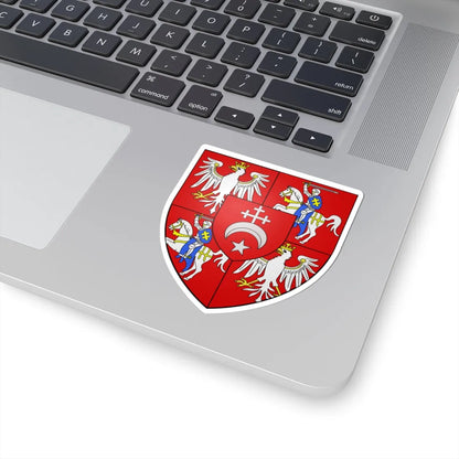 COA polish king Michel Wisniowiecki (Lithuania) (Coat of Arms) STICKER Vinyl Kiss-Cut Decal - The Sticker Space