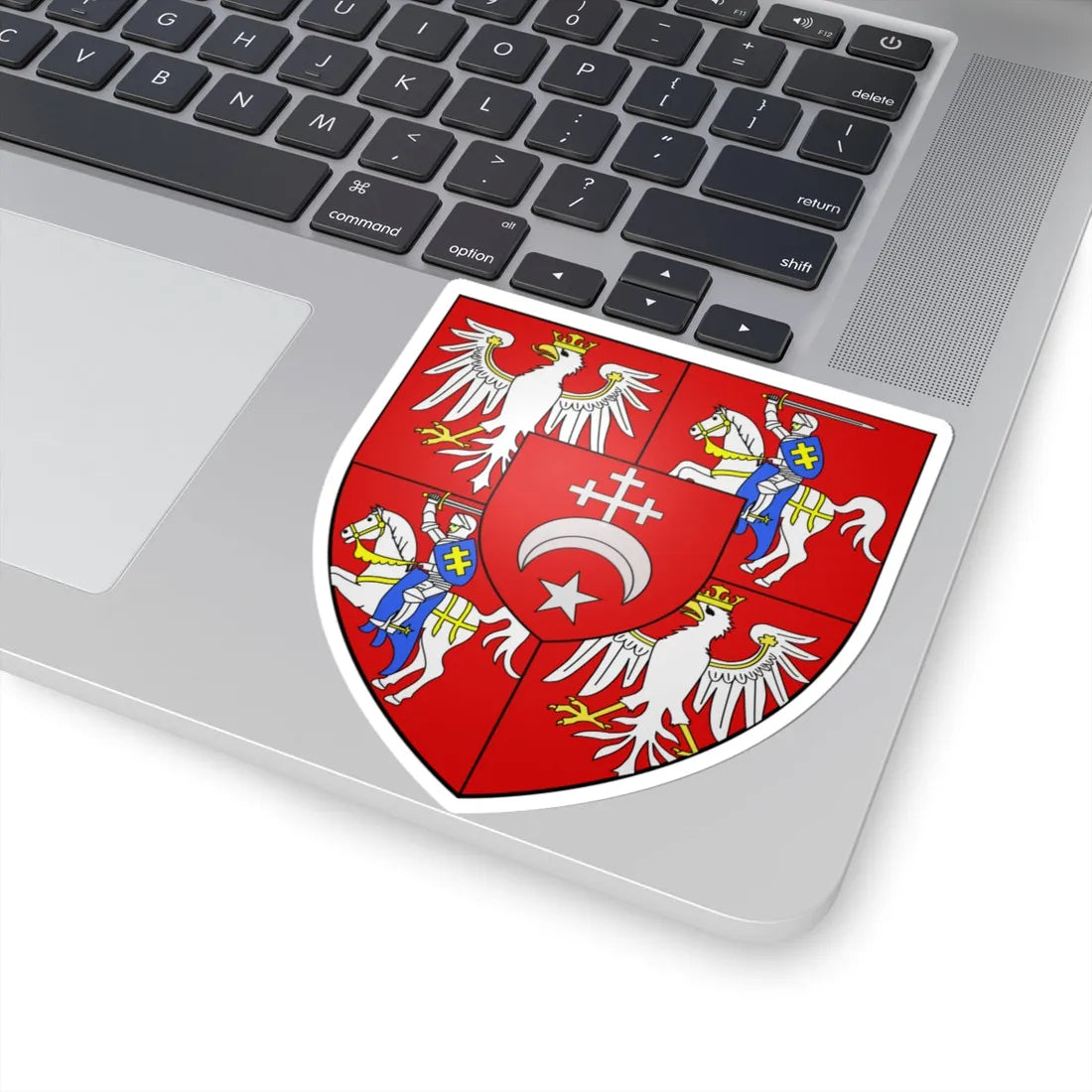 COA polish king Michel Wisniowiecki (Lithuania) (Coat of Arms) STICKER Vinyl Kiss-Cut Decal - The Sticker Space
