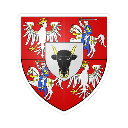 COA polish king Stanislas Leszczynski (Lithuania) (Coat of Arms) STICKER Vinyl Kiss-Cut Decal 4 Inch White - The Sticker Space
