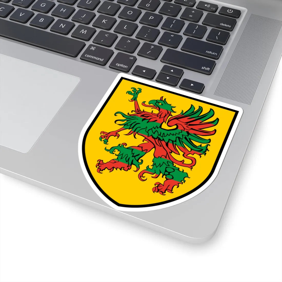 COA Pomerania-Groswin French style shield (Germany) (Coat of Arms) STICKER Vinyl Kiss-Cut Decal - The Sticker Space
