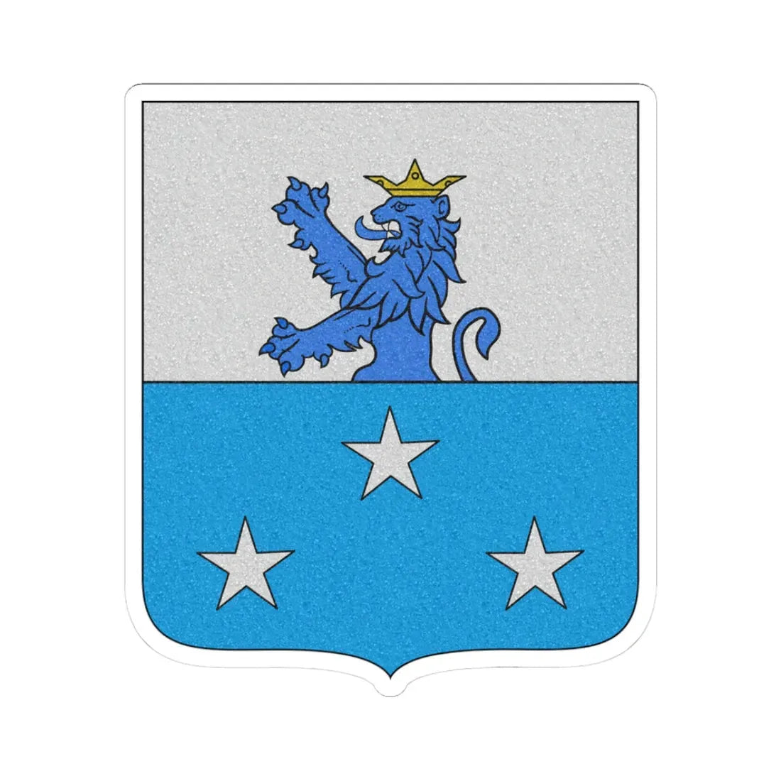 CoA Provaglio family Brescia Lombardia Italy 3 (Italy) (Coat of Arms) STICKER Vinyl Kiss-Cut Decal 3 Inch White - The Sticker Space