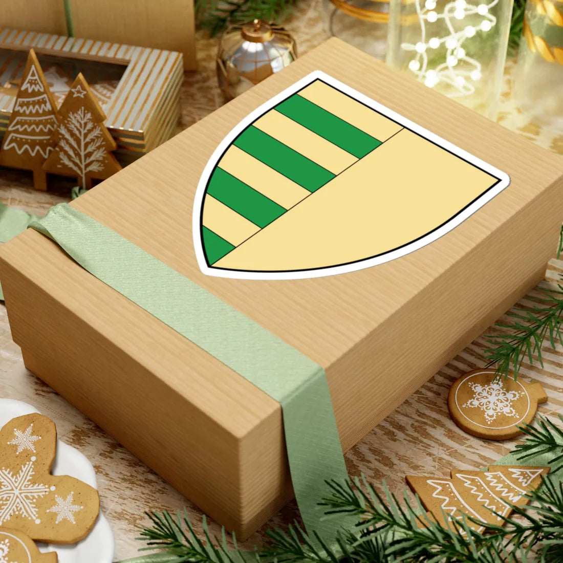 Coa Romania Country Wallachia History 2 14th century (Oman) (Coat of Arms) STICKER Vinyl Kiss-Cut Decal - The Sticker Space