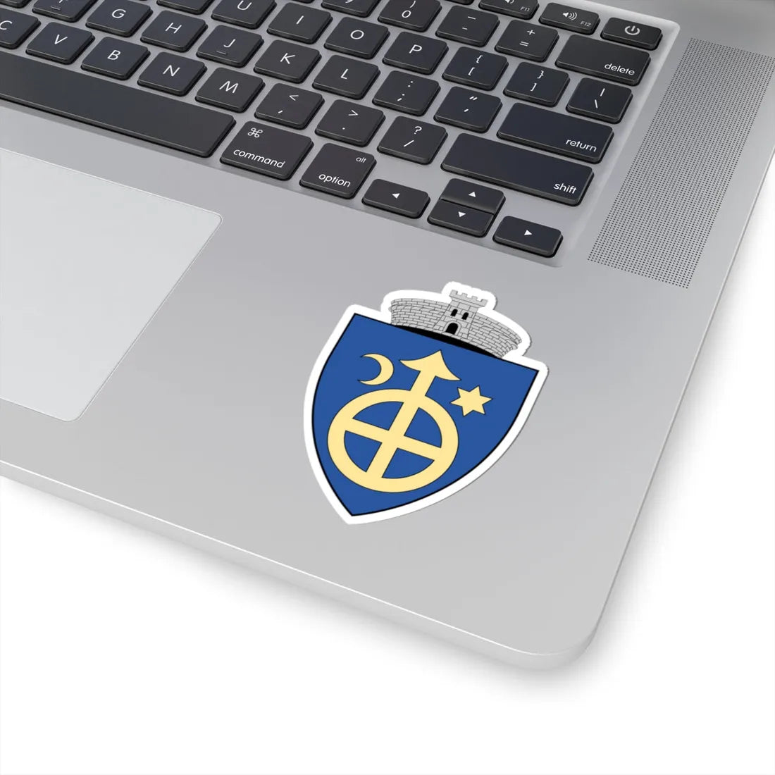 Coa Romania Town Arbore (Oman) (Coat of Arms) STICKER Vinyl Kiss-Cut Decal - The Sticker Space