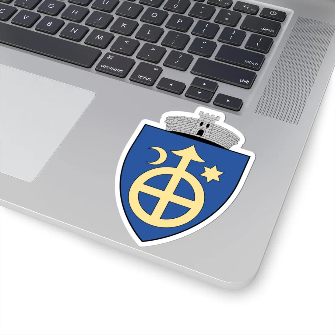 Coa Romania Town Arbore (Oman) (Coat of Arms) STICKER Vinyl Kiss-Cut Decal - The Sticker Space