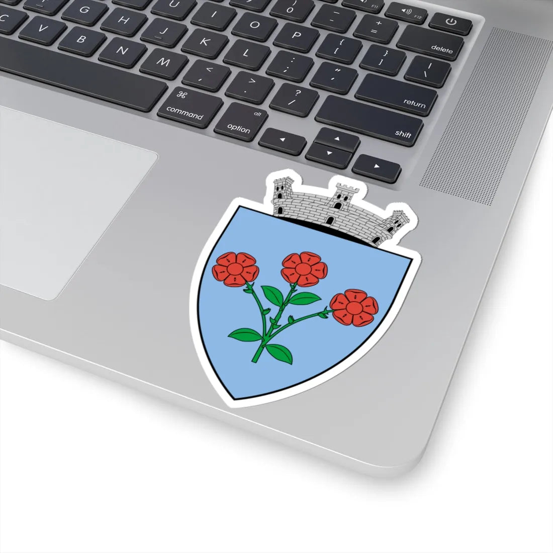 Coa Romania Town Barcarozsnyó (Oman) (Coat of Arms) STICKER Vinyl Kiss-Cut Decal - The Sticker Space
