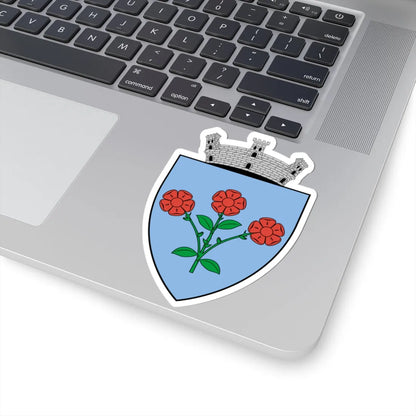 Coa Romania Town Barcarozsnyó (Oman) (Coat of Arms) STICKER Vinyl Kiss-Cut Decal - The Sticker Space