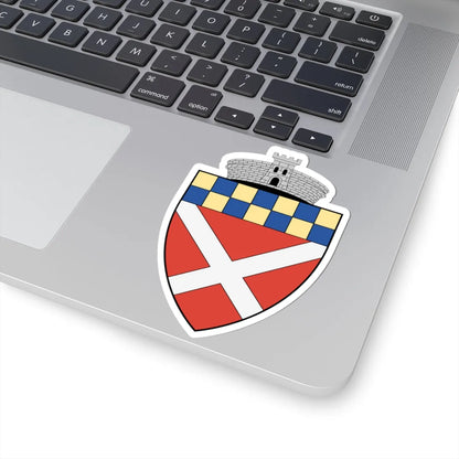 Coa Romania Town Bácsi (Oman) (Coat of Arms) STICKER Vinyl Kiss-Cut Decal - The Sticker Space