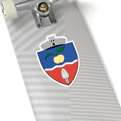 Coa Romania Town Bátos (Oman) (Coat of Arms) STICKER Vinyl Kiss-Cut Decal - The Sticker Space