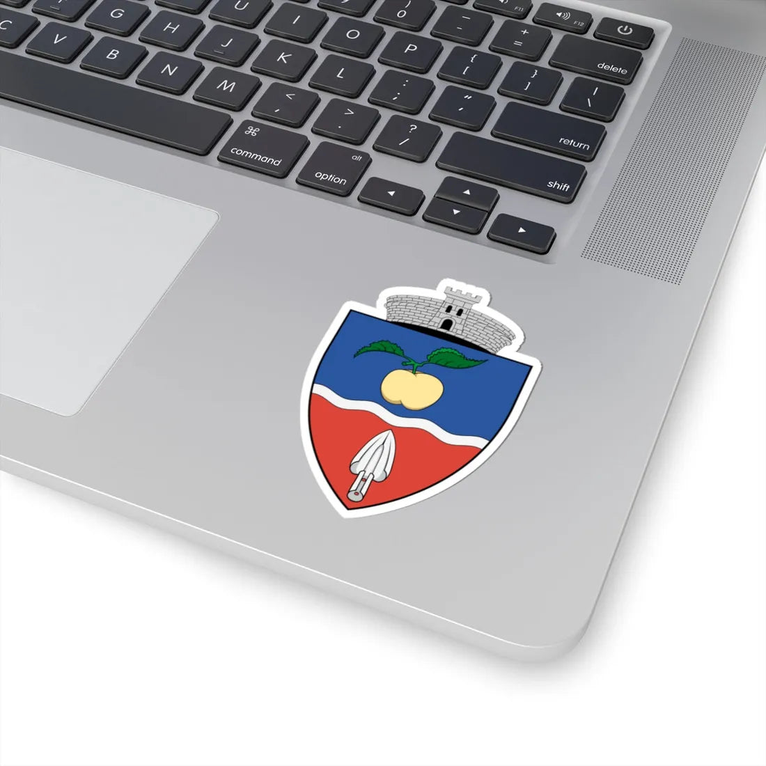 Coa Romania Town Bátos (Oman) (Coat of Arms) STICKER Vinyl Kiss-Cut Decal - The Sticker Space