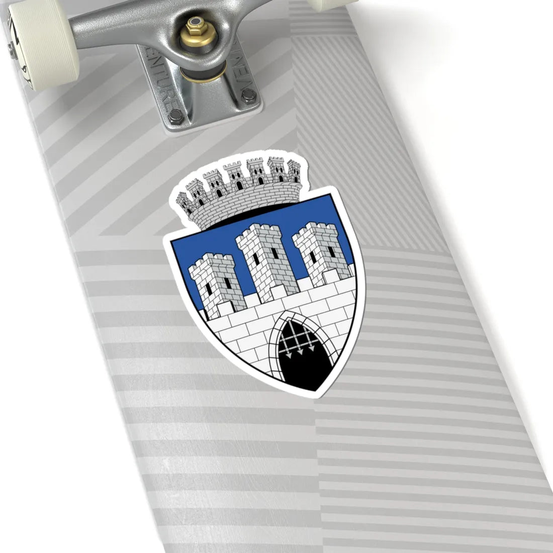 Coa Romania Town Cluj History (Oman) (Coat of Arms) STICKER Vinyl Kiss-Cut Decal - The Sticker Space