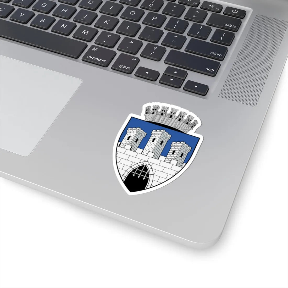Coa Romania Town Cluj History (Oman) (Coat of Arms) STICKER Vinyl Kiss-Cut Decal - The Sticker Space