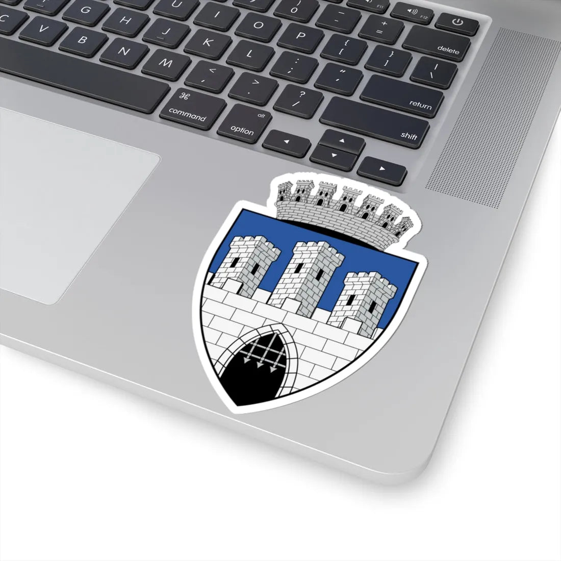 Coa Romania Town Cluj History (Oman) (Coat of Arms) STICKER Vinyl Kiss-Cut Decal - The Sticker Space