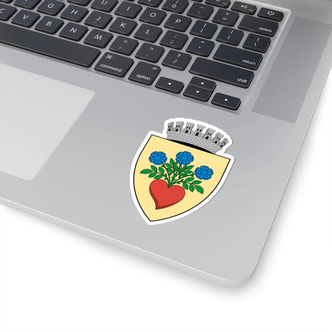 Coa Romania Town Csíkszereda 2 (Oman) (Coat of Arms) STICKER Vinyl Kiss-Cut Decal - The Sticker Space