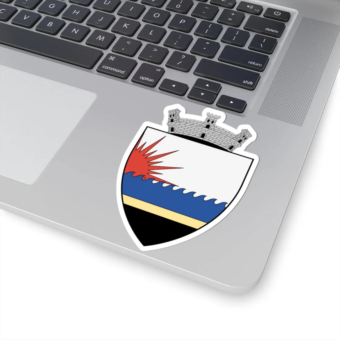 Coa Romania Town Eforie History (Oman) (Coat of Arms) STICKER Vinyl Kiss-Cut Decal - The Sticker Space