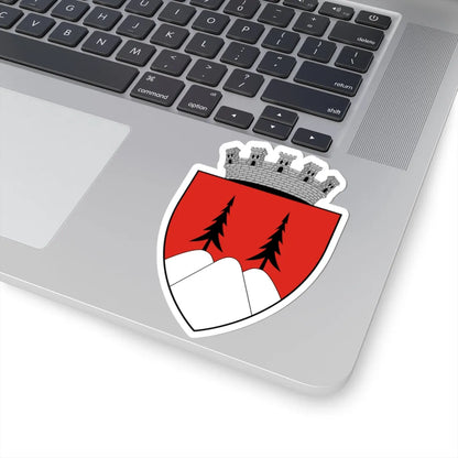 Coa Romania Town Falticsén History (Oman) (Coat of Arms) STICKER Vinyl Kiss-Cut Decal - The Sticker Space