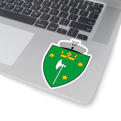 Coa Romania Town Gelence (Oman) (Coat of Arms) STICKER Vinyl Kiss-Cut Decal - The Sticker Space