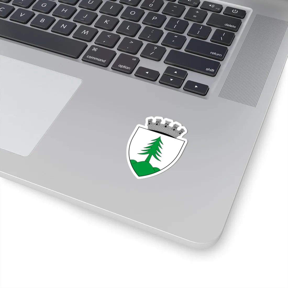 Coa Romania Town Gyergyószentmiklós 3 (Oman) (Coat of Arms) STICKER Vinyl Kiss-Cut Decal - The Sticker Space