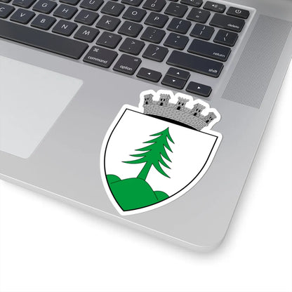 Coa Romania Town Gyergyószentmiklós 3 (Oman) (Coat of Arms) STICKER Vinyl Kiss-Cut Decal - The Sticker Space