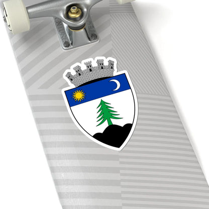 Coa Romania Town Gyergyószentmiklós 5 (Oman) (Coat of Arms) STICKER Vinyl Kiss-Cut Decal - The Sticker Space