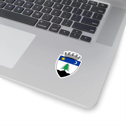 Coa Romania Town Gyergyószentmiklós 5 (Oman) (Coat of Arms) STICKER Vinyl Kiss-Cut Decal - The Sticker Space