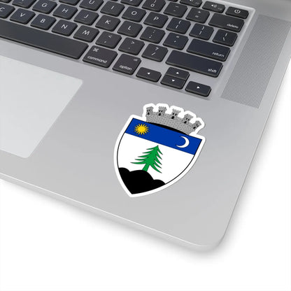 Coa Romania Town Gyergyószentmiklós 5 (Oman) (Coat of Arms) STICKER Vinyl Kiss-Cut Decal - The Sticker Space