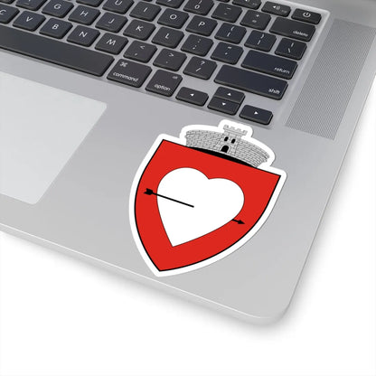 Coa Romania Town Laudonfalva (Oman) (Coat of Arms) STICKER Vinyl Kiss-Cut Decal - The Sticker Space