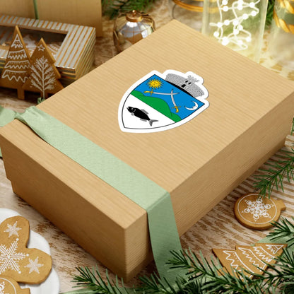 Coa Romania Town Maksa (Oman) (Coat of Arms) STICKER Vinyl Kiss-Cut Decal - The Sticker Space