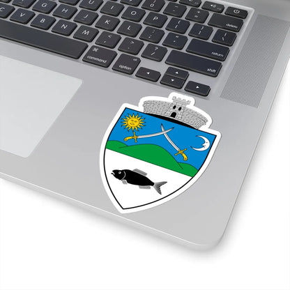 Coa Romania Town Maksa (Oman) (Coat of Arms) STICKER Vinyl Kiss-Cut Decal - The Sticker Space