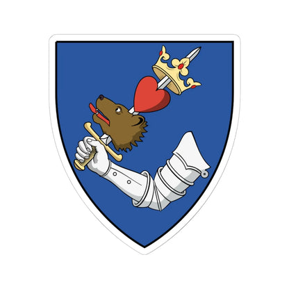 Coa Romania Town Marosvásárhely History (Oman) (Coat of Arms) STICKER Vinyl Kiss-Cut Decal 6 Inch White - The Sticker Space