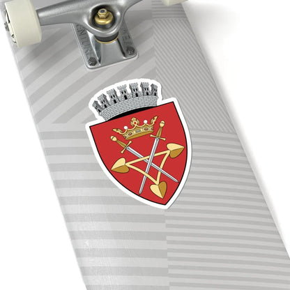 Coa Romania Town Nagyszeben (Oman) (Coat of Arms) STICKER Vinyl Kiss-Cut Decal - The Sticker Space