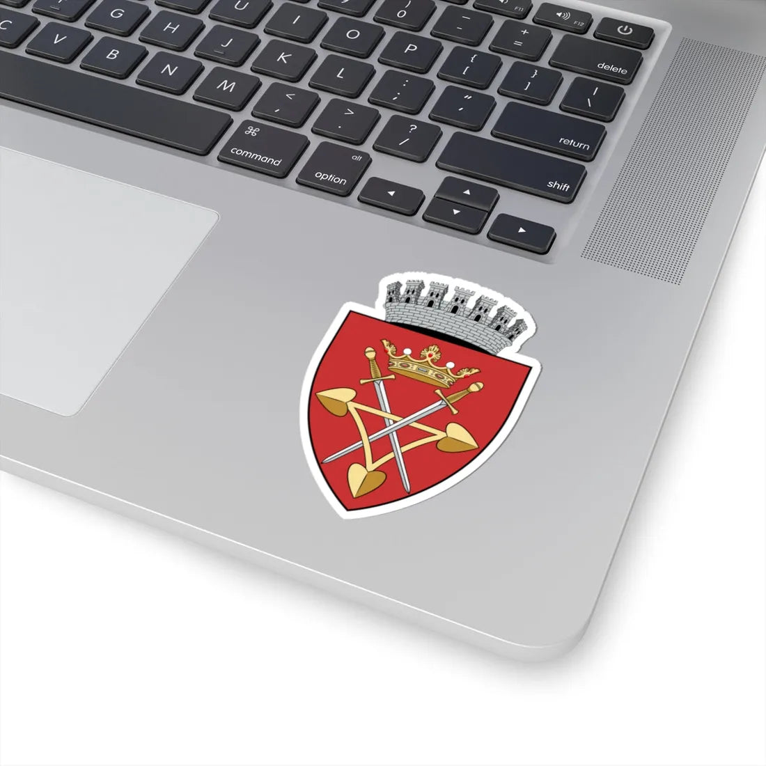 Coa Romania Town Nagyszeben (Oman) (Coat of Arms) STICKER Vinyl Kiss-Cut Decal - The Sticker Space