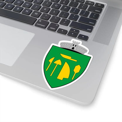 Coa Romania Town Érbogyoszló (Oman) (Coat of Arms) STICKER Vinyl Kiss-Cut Decal - The Sticker Space