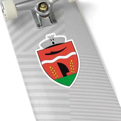 Coa Romania Town Értarcsa (Oman) (Coat of Arms) STICKER Vinyl Kiss-Cut Decal - The Sticker Space