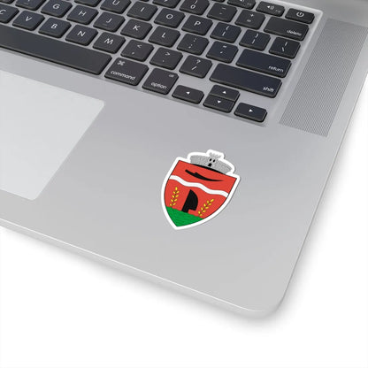 Coa Romania Town Értarcsa (Oman) (Coat of Arms) STICKER Vinyl Kiss-Cut Decal - The Sticker Space