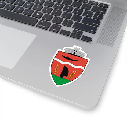 Coa Romania Town Értarcsa (Oman) (Coat of Arms) STICKER Vinyl Kiss-Cut Decal - The Sticker Space