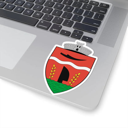 Coa Romania Town Értarcsa (Oman) (Coat of Arms) STICKER Vinyl Kiss-Cut Decal - The Sticker Space