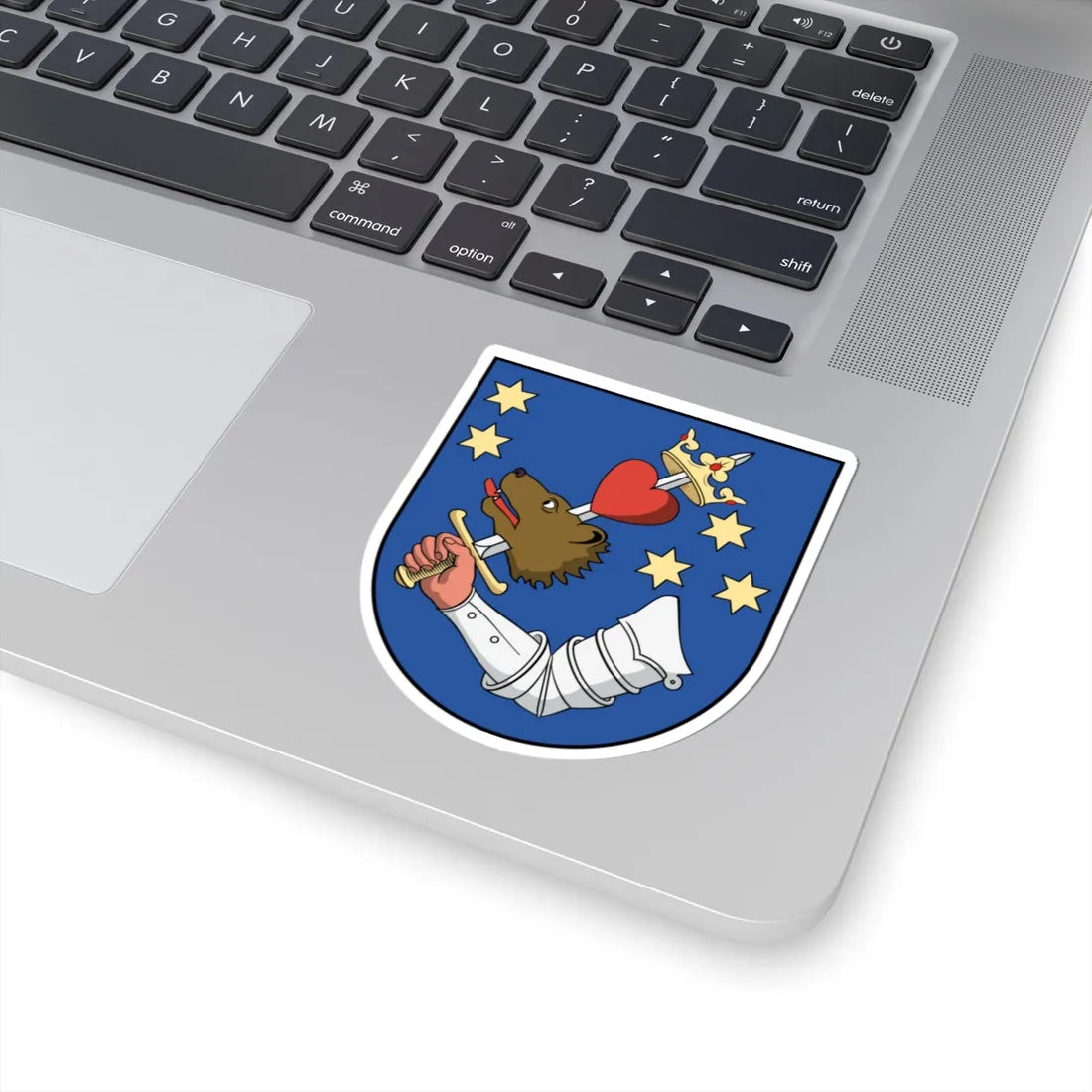 Coa Romania Town Székelyudvarhely (Oman) (Coat of Arms) STICKER Vinyl Kiss-Cut Decal - The Sticker Space