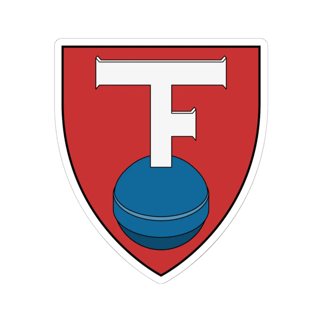 Coa Romania Town Szászhermány (Oman) (Coat of Arms) STICKER Vinyl Kiss-Cut Decal 6 Inch White - The Sticker Space