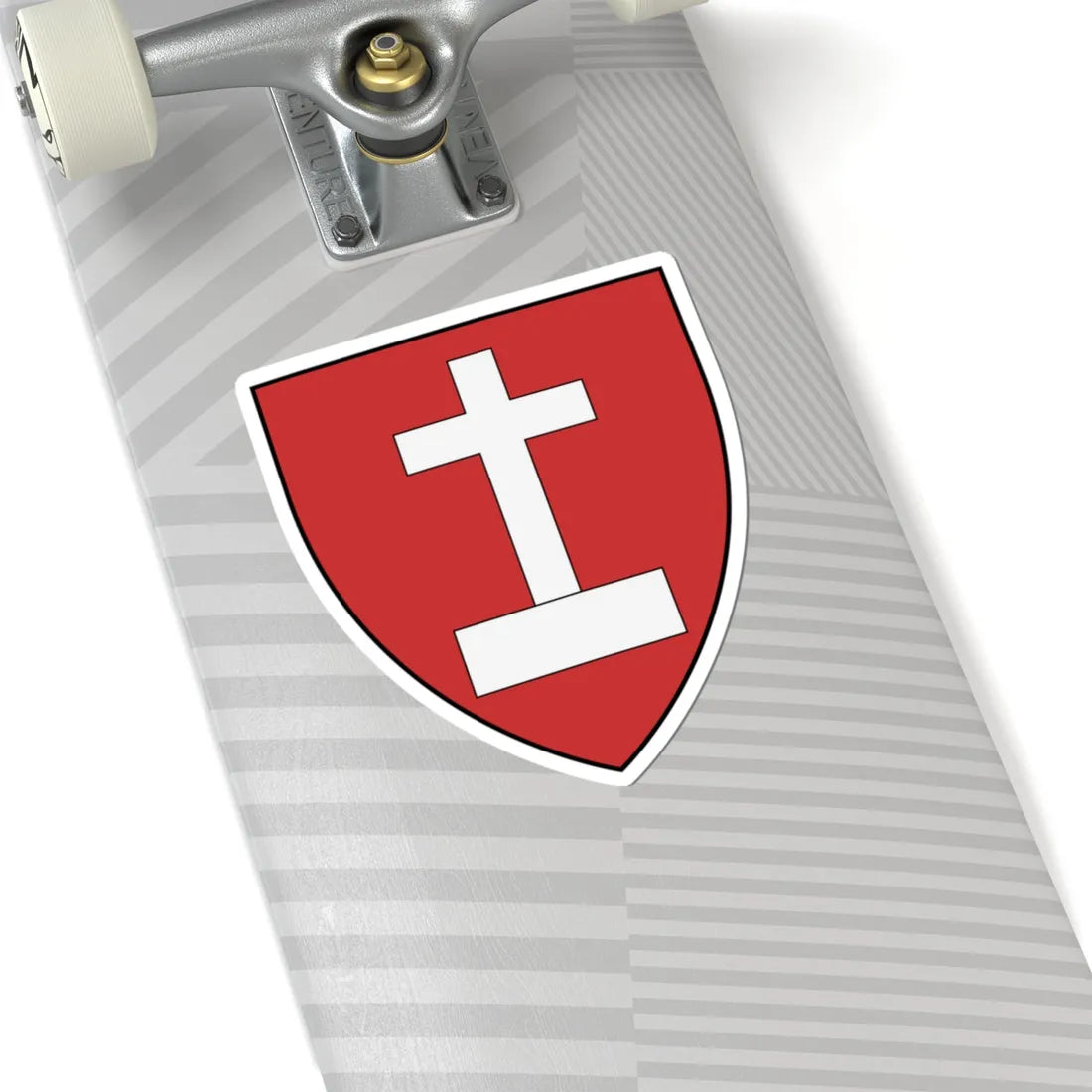 Coa Romania Town Szászvolkány (Oman) (Coat of Arms) STICKER Vinyl Kiss-Cut Decal - The Sticker Space