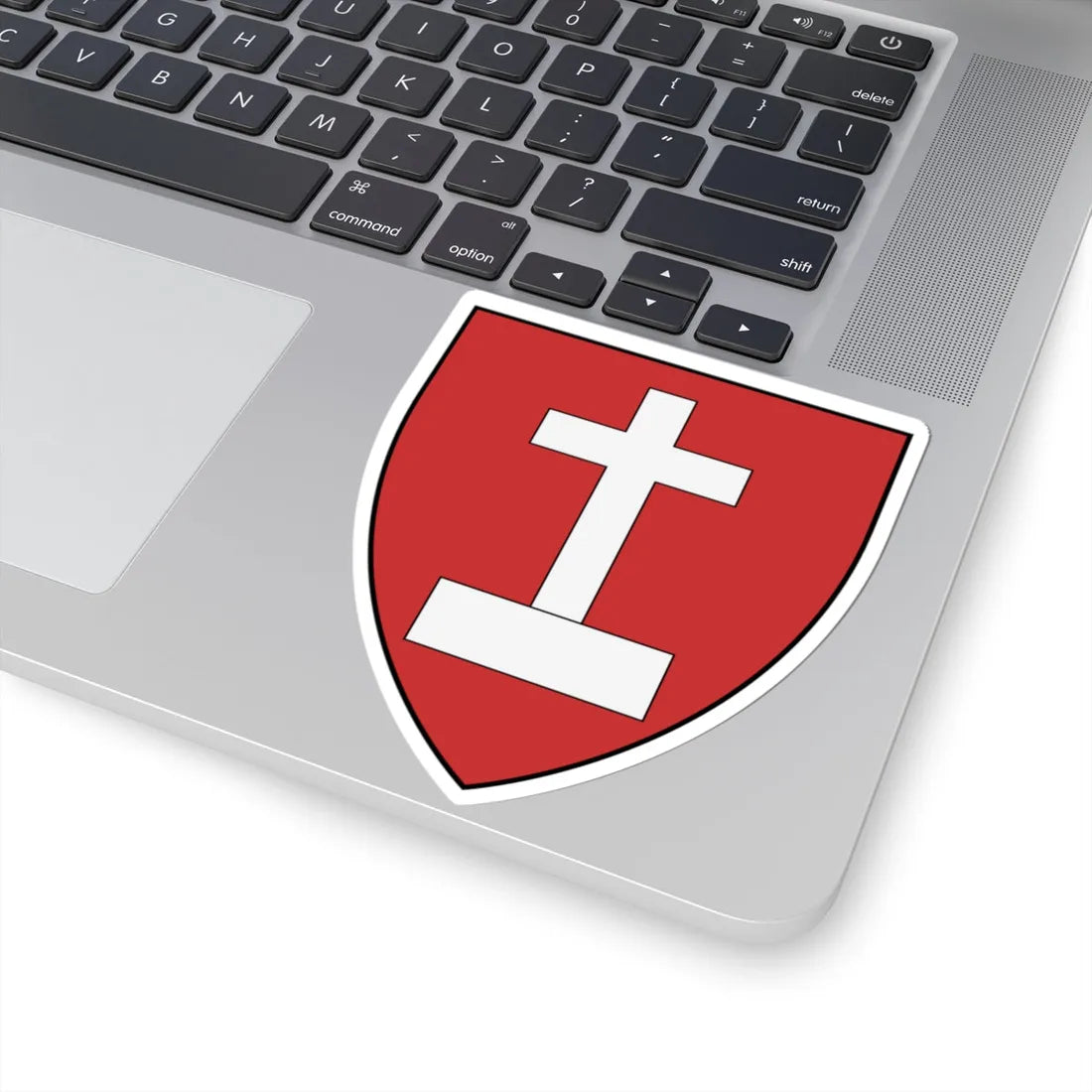 Coa Romania Town Szászvolkány (Oman) (Coat of Arms) STICKER Vinyl Kiss-Cut Decal - The Sticker Space