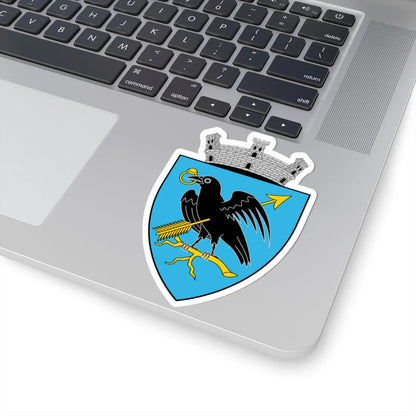 Coa Romania Town Vajdahunyad History (Oman) (Coat of Arms) STICKER Vinyl Kiss-Cut Decal - The Sticker Space